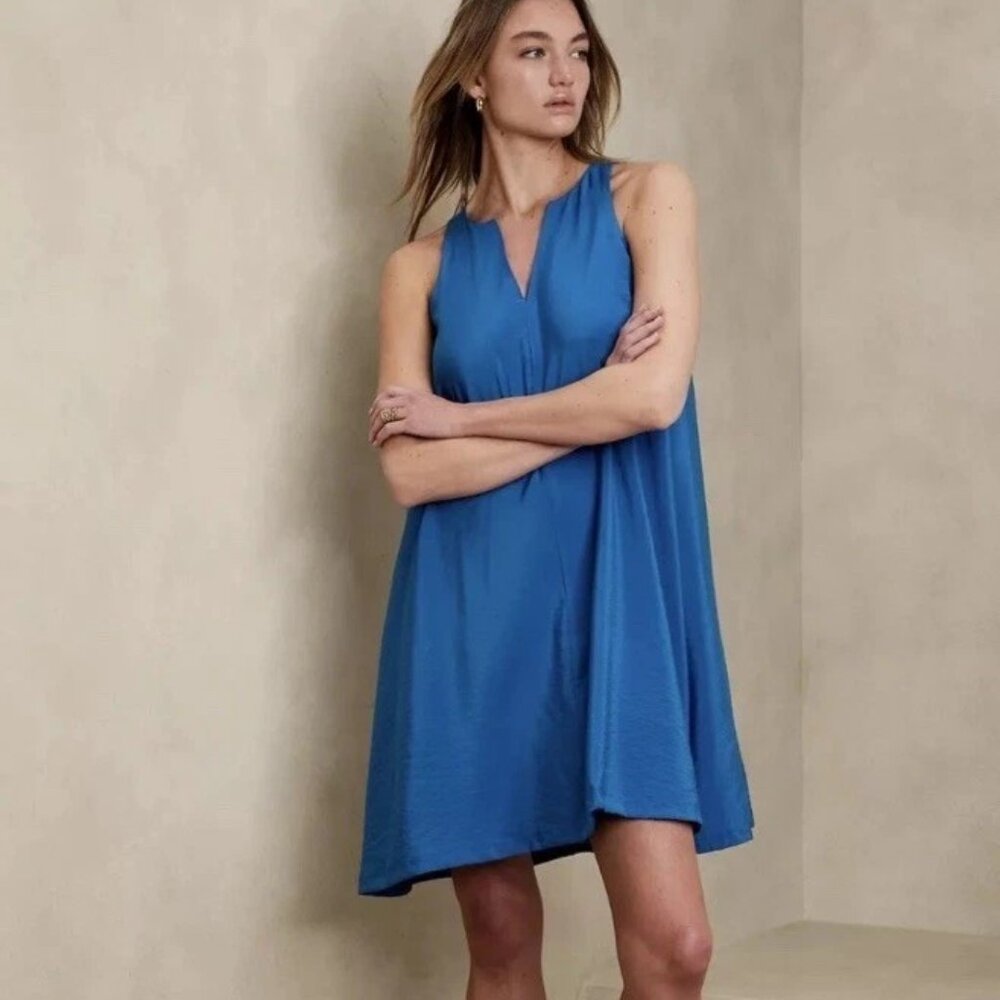 NWT BANANA REPUBLIC Trapeze Mini Dress size Petite S